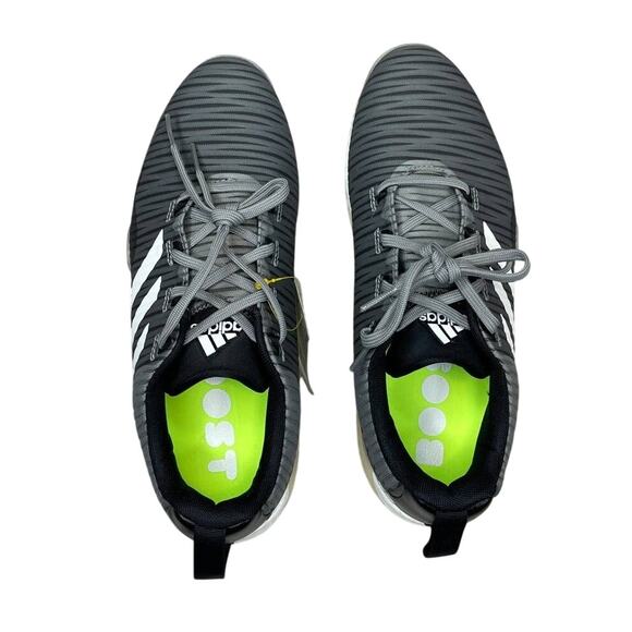Adidas Boost CodeChaos Grey Black Spikeless Golf Shoes Mens Size 8 (EE9103) main image 5